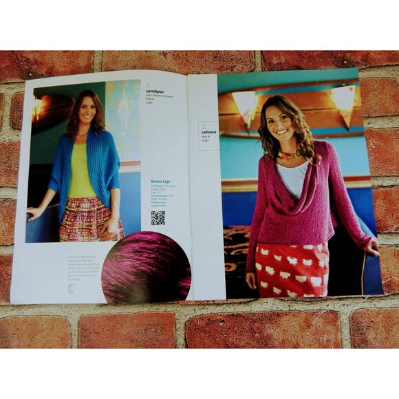 Berroco Lago 317 Knitting Patterns Book 2012 Spring Summer Cardigans Tops - Picture 2 of 9